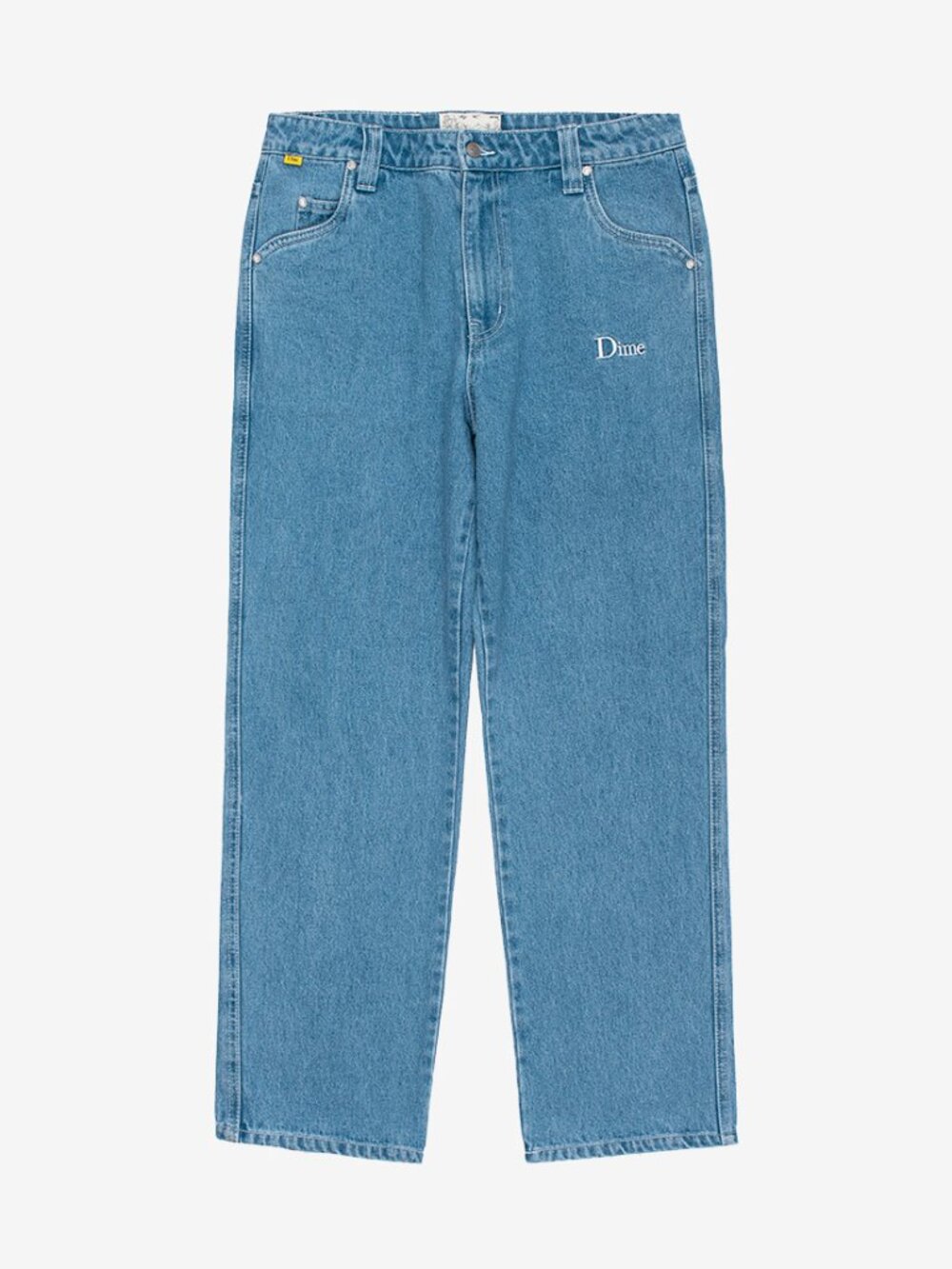 DIME Mtl Blue Straight Leg Denim Pants Size S